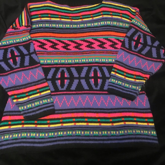 Cosby/fresh prince style sweater vtg - Picture 2 of 4